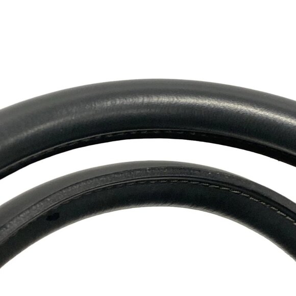 Auth DIOR/ChristianDior Trotteur Black Gray Dark Gray Jacquard Leather Handbag - Picture 8 of 16